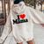 I Love Heart Mama Mother's Day Mommy Mother。 レディース オーバーサイズ パーカー バックプリント Sand I Love Heart Mama Mother's Day Mommy Mother。 レディース オーバーサイズ パーカー バックプリント Sand