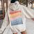 Mooneye Groovy レトロフィッシュ レディース オーバーサイズ パーカー バックプリント Sand