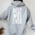 Best Wife Ever Wedding レディース オーバーサイズ パーカー バックプリント Sport Grey