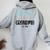 Promoted To Grandma Est 2026 Nana First Time Grandmother '26 レディース オーバーサイズ パーカー バックプリント Sport Grey