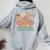 Promoted To Grandma Expecting Baby Daisy Groovy Wildflower レディース オーバーサイズ パーカー バックプリント Sport Grey Promoted To Grandma Expecting Baby Daisy Groovy Wildflower レディース オーバーサイズ パーカー バックプリント Sport Grey