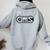 Taito OwlsExe_29_西岸千雅 レディース オーバーサイズ パーカー バックプリント Sport Grey Taito OwlsExe_29_西岸千雅 レディース オーバーサイズ パーカー バックプリント Sport Grey