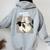 Trashed Panda ミーム アライグマ 面白いアート レディース オーバーサイズ パーカー バックプリント Sport Grey Trashed Panda ミーム アライグマ 面白いアート レディース オーバーサイズ パーカー バックプリント Sport Grey