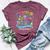 Infinity & Beyond For Patients Nurse Healthcare Graphic Bella Canvas T-shirt Heather Maroon