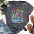 Infinity & Beyond For Patients Nurse Healthcare Graphic Bella Canvas T-shirt Heather Dark Grey
