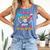 100 Days Of School Baseball Boys Kids 100th Day Of School Comfort Colors Tank Top Blue Jean