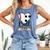 Ball Mom Heart Soccer Baseball Mom Comfort Colors Tank Top Blue Jean