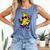 Banana Baseball Drip Comfort Colors Tank Top Blue Jean