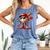Baseball Drip Ice Cream Apparel Youth Boy Valentine Comfort Colors Tank Top Blue Jean