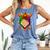 Baseball Drip Ice Cream Drip Halloween Baseball Lovers Comfort Colors Tank Top Blue Jean