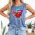 Baseball Drip Ice Cream Valentines Day Baseball Sport Boys Comfort Colors Tank Top Blue Jean