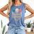 Baseball Drip Icecream Comfort Colors Tank Top Blue Jean Baseball Drip Icecream Comfort Colors Tank Top Blue Jean