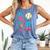 Baseball Love Drip Ice Cream Colorful Baseball Comfort Colors Tank Top Blue Jean