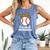 Baseball MomMom Baseball Player Leopard Mom Mom Comfort Colors Tank Top Blue Jean