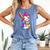 Baseball Snowman Drip Christmas Baseball Boys Men Kids Comfort Colors Tank Top Blue Jean