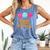 Bruh It's My Birthday Ice Cream Drip Baseball Birthday Comfort Colors Tank Top Blue Jean
