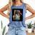 Cool Dollar Bill Guy With Cap And Baseball Costume Premium Tri-Blend Comfort Colors Tank Top Blue Jean Cool Dollar Bill Guy With Cap And Baseball Costume Premium Tri-Blend Comfort Colors Tank Top Blue Jean