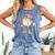Cute Baseball Ice Cream Drip For Girls & Boys 2 Sides Comfort Colors Tank Top Blue Jean Cute Baseball Ice Cream Drip For Girls & Boys 2 Sides Comfort Colors Tank Top Blue Jean