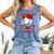 Cute Dripping Baseball Lover Valentines Day Boys Kids Comfort Colors Tank Top Blue Jean