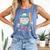 Donut Baseball Hat Ball Bat Cute Sport Toddler Boys Kids Men Comfort Colors Tank Top Blue Jean
