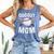 Dugout Mom Baseball Mommy Baseball Mother's Day Comfort Colors Tank Top Blue Jean Dugout Mom Baseball Mommy Baseball Mother's Day Comfort Colors Tank Top Blue Jean