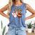 Football Baseball Heart Football Baseball Mom Comfort Colors Tank Top Blue Jean