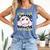 Game Day Vibes Softball Baseball Groovy Game Day Girls Women Comfort Colors Tank Top Blue Jean
