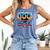 Happy 100 Days Of School Baseball Drip For Kids Teachers Comfort Colors Tank Top Blue Jean