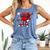 Heart Love Baseball Valentine Outfit Men Boy Comfort Colors Tank Top Blue Jean