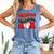 Loud Proud Baseball Mom Red Team Leopard Baseball Mom Squad Comfort Colors Tank Top Blue Jean