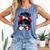 Peruvian Baseball Mom Peru Flag Baseball Girl Comfort Colors Tank Top Blue Jean