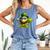 St Patrick’s Day Baseball Shamrock Player Comfort Colors Tank Top Blue Jean