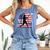 Women's Batter Patriotic American Flag Baseball Silks Comfort Colors Tank Top Blue Jean Women's Batter Patriotic American Flag Baseball Silks Comfort Colors Tank Top Blue Jean