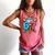 67 Baseball Ice Cream Drip Player Comfort Colors Tank Top Watermelon