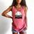 American Flag Patriotic Game Day Baseball Mom Comfort Colors Tank Top Watermelon American Flag Patriotic Game Day Baseball Mom Comfort Colors Tank Top Watermelon
