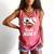Ball Aunt Heart Football Baseball Hockey Game Day Comfort Colors Tank Top Watermelon