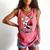 Baseball Christmas Santa Claus Batter Baseball Drip Comfort Colors Tank Top Watermelon