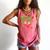 Baseball Ice Cream Drip Number 67 Player 6 7 Christmas Pjs Comfort Colors Tank Top Watermelon