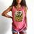 Baseball Ice Cream Drip Number 67 Playground Player 67th Comfort Colors Tank Top Watermelon