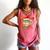 Baseball Lifestyle Apparel Youth Christmas Baseball Drip Comfort Colors Tank Top Watermelon