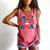 In My Baseball Mom Era Smile Face Retro Comfort Colors Tank Top Watermelon