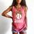 Baseball MomMom Baseball Player Leopard Mom Mom Comfort Colors Tank Top Watermelon