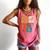 Baseball Player Collage Men Kids Coach Youth Boys Comfort Colors Tank Top Watermelon