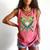 Baseball St Patricks Day Boys Girls Men Women Shamrock Green Comfort Colors Tank Top Watermelon