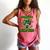 Baseball St Patrick's Day Irish Shamrock Trendy Comfort Colors Tank Top Watermelon