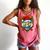 Christmas Baseball Ice Cream Drip Santa Baseball Player Kids Comfort Colors Tank Top Watermelon