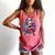 Christmas Baseball Santa Game Day Xmas Boys Kids Men Comfort Colors Tank Top Watermelon