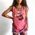 Dominican Republic Santa Christmas Baseball Beisbol Comfort Colors Tank Top Watermelon
