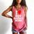 I Heart Love Hot Baseball Moms MILF Cougar Older Woman Comfort Colors Tank Top Watermelon