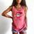 Ice Cream Drip Baseball Valentine's Day Spots Baseball Drip Comfort Colors Tank Top Watermelon